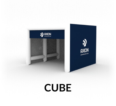 Tenda cubica gonfiabile pneumatica