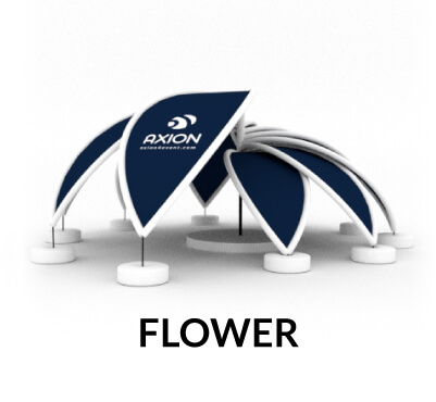 cupola geodetica Axion Flower tenda geodetica